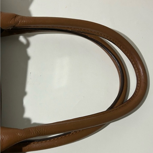 Michael Kors Hamilton Brown Pebble Leather Handbag shoulder bag - Picture 7 of 12